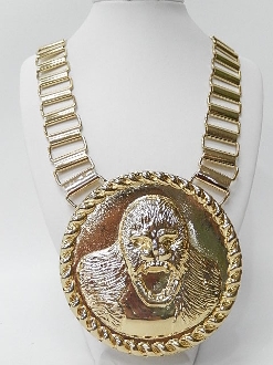 gorilla chain pendant